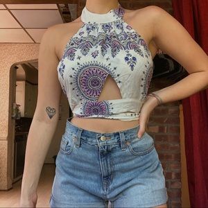 Backless Halter Top Perfect for Vacation